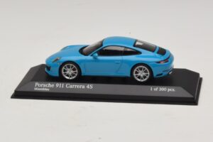 Porsche 911 991.2 Carrera 4S Blå Minichamps 1:43 410067242 Metall