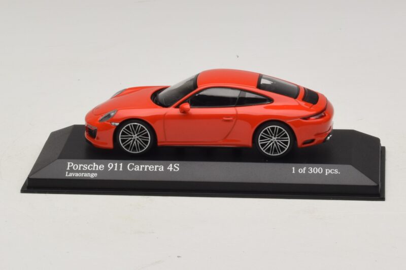 Porsche 911 991.2 Carrera 4S Orange Minichamps 1:43 410067241 Metall
