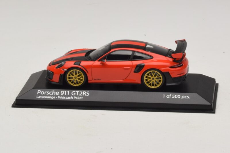 Porsche 911 991.2 GT2 RS Weissach Package Orange Minichamps 1:43 410067224 Metall