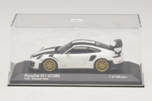 Porsche 911 991.2 GT2 RS Weissach Package Vit Minichamps 1:43 410067222 Metall — bild 4 av 5