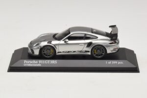 Porsche 911 991.2 GT3 RS Silver Minichamps 1:43 410067020 Metall