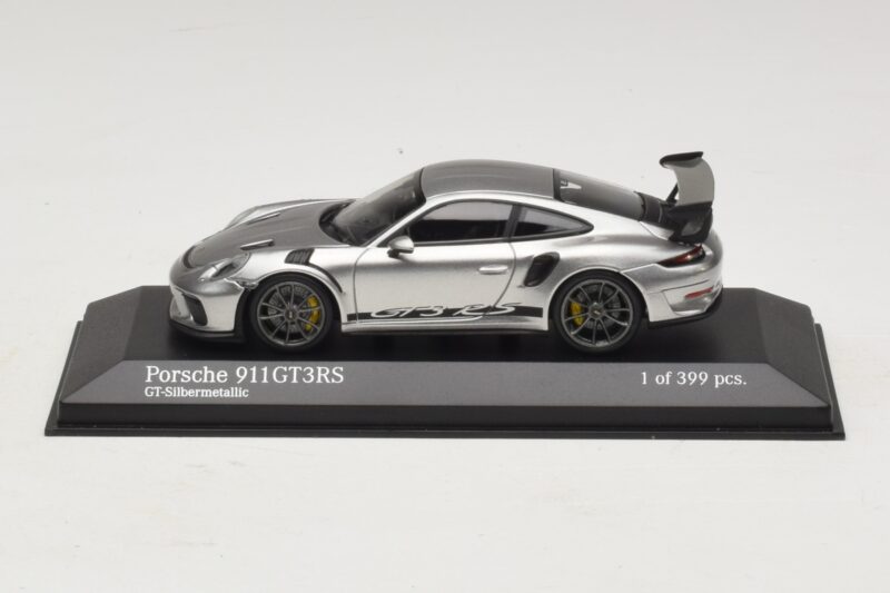 Porsche 911 991.2 GT3 RS Silver Minichamps 1:43 410067020 Metall