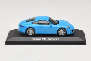 Porsche 911 991 Carrera S Blå Maxichamps 1:43 940060220 Metall