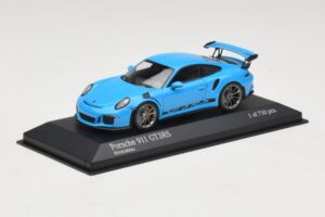 Porsche 911 991 GT3 RS Blå Minichamps 1:43 410063222 Metall — bild 2 av 5