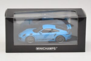 Porsche 911 991 GT3 RS Blå Minichamps 1:43 410063222 Metall — bild 5 av 5