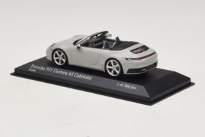 Porsche 911 992 Carrera 4S Cabriolet Grå Minichamps 1:43 410069331 Metall — bild 3 av 5