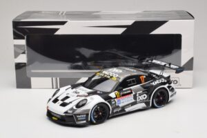 Porsche 911 992 Rally GT #17 C. De Cecco / J. Humblet Rallye de Wallonie 2025 IXO 1:18 18RMC255 Metall — bild 6 av 6