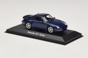 Porsche 911 993 Turbo Blue Metallic Maxichamps 1:43 940069201 Metall — bild 3 av 5
