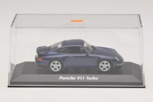 Porsche 911 993 Turbo Blue Metallic Maxichamps 1:43 940069201 Metall — bild 5 av 5