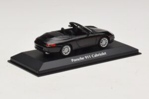 Porsche 911 996 Cabriolet Svartmetallic Maxichamps 1:43 940061030 Metall — bild 2 av 5