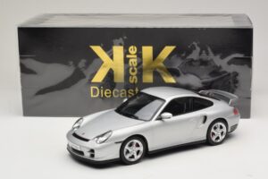 Porsche 911 996 GT2 Silver KK-Scale 1:18 KKDC181451 Metall — bild 6 av 6