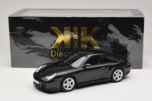 Porsche 911 996 Turbo Svart Metallic KK-Scale 1:18 KKDC181472 Metall — bild 6 av 6
