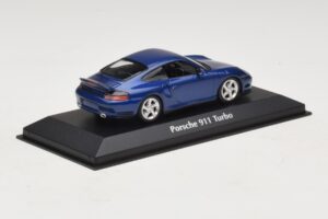 Porsche 911 996 Turbo Blue Metallic Maxichamps 1:43 940069301 Metall — bild 2 av 5