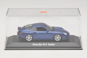 Porsche 911 996 Turbo Blue Metallic Maxichamps 1:43 940069301 Metall — bild 4 av 5