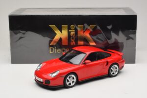 Porsche 911 996 Turbo Röd KK-Scale 1:18 KKDC181474 Metall — bild 6 av 6
