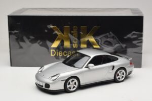 Porsche 911 996 Turbo Silver KK-Scale 1:18 KKDC181471 Metall — bild 6 av 6
