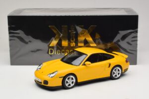 Porsche 911 996 Turbo Gul KK-Scale 1:18 KKDC181473 Metall — bild 6 av 6