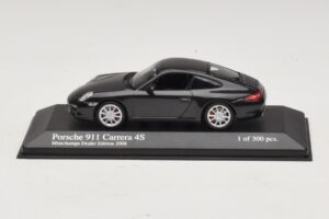 Porsche 911 997 Carrera 4S Grå Metallic Minichamps 1:43 403066430 Metall