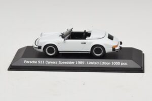 Porsche 911 G-Series Carrera Speedster Vit Begränsad Upplaga Minichamps 1:43 MAP02002608 Metall