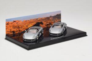 Porsche Carrera GT Spider & Coupé Set Silver Minichamps 1:43 WAP02010314 Metall — bild 2 av 5