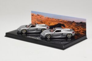 Porsche Carrera GT Spider & Coupé Set Silver Minichamps 1:43 WAP02010314 Metall — bild 3 av 5