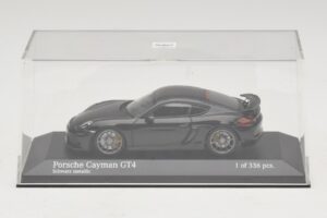 Porsche Cayman GT4 981 Black Metallic Minichamps 1:43 410066121 Metall — bild 4 av 5