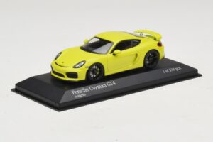 Porsche Cayman GT4 981 Grön Minichamps 1:43 410066122 Metall — bild 2 av 5