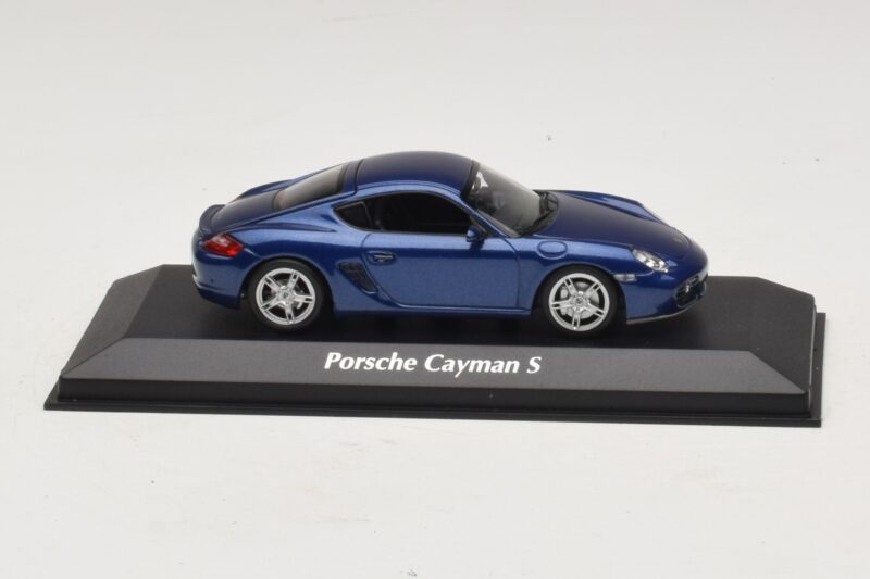 Porsche Cayman S 987 Blåmetallic Maxichamps 1:43 940065621 Metall