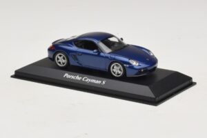 Porsche Cayman S 987 Blåmetallic Maxichamps 1:43 940065621 Metall — bild 3 av 5