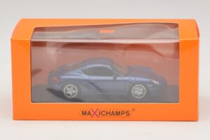 Porsche Cayman S 987 Blåmetallic Maxichamps 1:43 940065621 Metall — bild 5 av 5