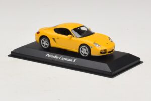 Porsche Cayman S 987 Gul Maxichamps 1:43 940065620 Metall — bild 3 av 5