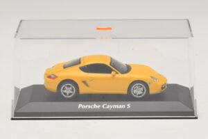 Porsche Cayman S 987 Gul Maxichamps 1:43 940065620 Metall — bild 4 av 5