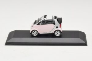 Smart Fortwo 450 Cabriolet Vit Legally Blonde 2 Ersättningslåda Minichamps 1:43 402173900-R1 Metall