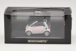 Smart Fortwo 450 Cabriolet Vit Legally Blonde 2 Ersättningslåda Minichamps 1:43 402173900-R1 Metall — bild 5 av 5
