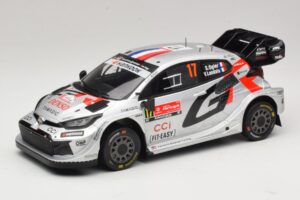 Toyota GR Yaris Rally1 #17 S. Ogier / V. Landais Rally Portugal Winner 2025 IXO 1:18 18RMC250A Metall