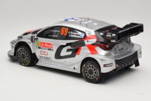 Toyota GR Yaris Rally1 #69 K. Rovanpera / J. Halttunen Rally Portugal 2025 IXO 1:18 18RMC250B Metall — bild 5 av 6
