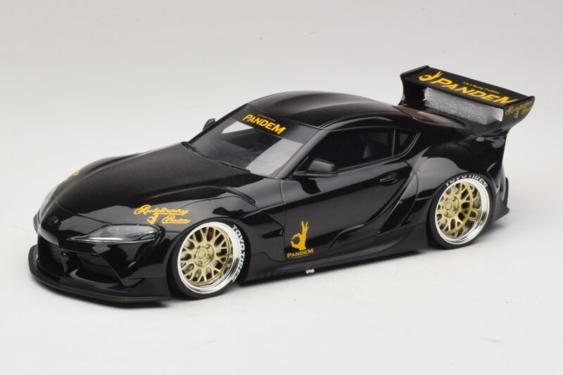 Toyota Supra GR A90 Pandem V1.0 Svart TopSpeed 1:18 TS0307 Resin