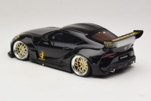 Toyota Supra GR A90 Pandem V1.0 Svart TopSpeed 1:18 TS0307 Resin — bild 5 av 6
