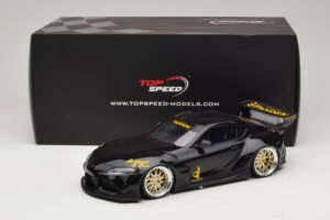 Toyota Supra GR A90 Pandem V1.0 Svart TopSpeed 1:18 TS0307 Resin — bild 6 av 6