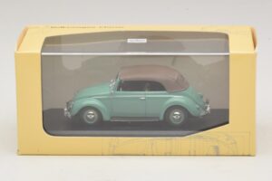 Volkswagen 1200 Cabriolet Mjuktak Grön Minichamps 1:43 430052042 Metall — bild 5 av 5