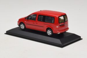 Volkswagen Caddy 2K Bus Röd Minichamps 1:43 CADDY009 Metall — bild 3 av 5
