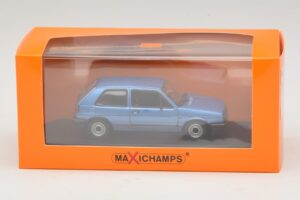 Volkswagen Golf GTI Mk2 Blåmetallic Maxichamps 1:43 940054120 Metall — bild 5 av 5