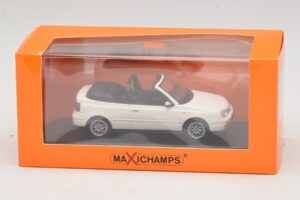 Volkswagen Golf Mk4 Cabriolet Vit Maxichamps 1:43 940058330 Metall — bild 5 av 5
