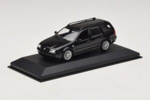 Volkswagen Golf Mk4 Variant Sport Highline BBS Edition Svart Ersättningskartong Minichamps 1:43 GOLF008-R1 Metall — bild 2 av 5