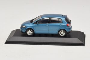 Volkswagen Golf Plus Mk5 Blå Metallic Ersättningskartong Minichamps 1:43 GOLF02-R1 Metall