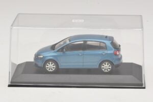 Volkswagen Golf Plus Mk5 Blå Metallic Ersättningskartong Minichamps 1:43 GOLF02-R1 Metall — bild 4 av 5