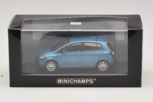 Volkswagen Golf Plus Mk5 Blå Metallic Ersättningskartong Minichamps 1:43 GOLF02-R1 Metall — bild 5 av 5