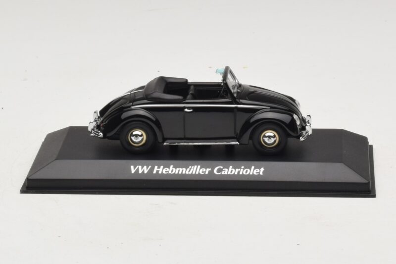 Volkswagen Hebmuller Cabriolet Svart Maxichamps 1:43 940052130 Metall
