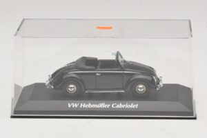 Volkswagen Hebmuller Cabriolet Svart Maxichamps 1:43 940052130 Metall — bild 4 av 5