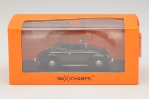 Volkswagen Hebmuller Cabriolet Svart Maxichamps 1:43 940052130 Metall — bild 5 av 5